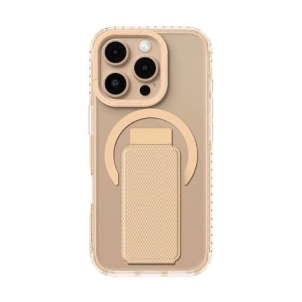 AmazingThing Titan Pro+ ErgoFrame, DefendEdge, Origami Stand, Magsafe Case For iPhone 16 Pro Max - Desert Gold