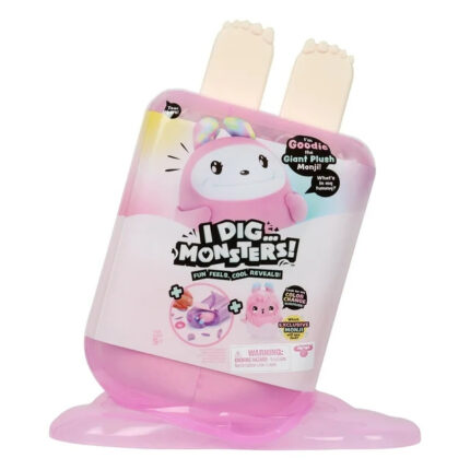 Original I Dig... Monsters Popsicle Pack - Jumbo Scented Plush with Mini ASMR Toy