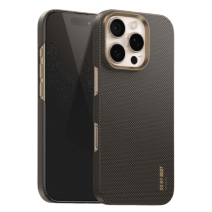 Blueo Aramid Fiber Case 600D Magnetic Premium Cover For iPhone 16 Pro - Desert Gold